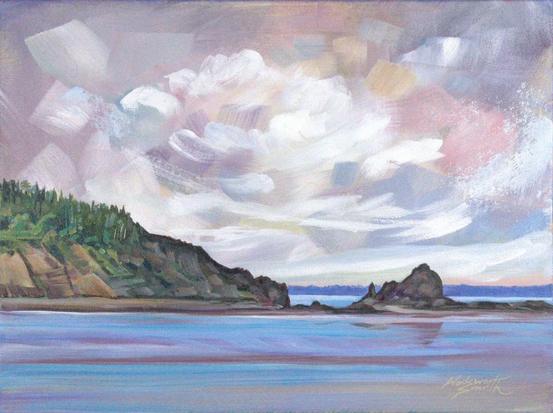 Sharon Wadsworth-Smith, AWAY, 12x16, Acrylic, Canvas