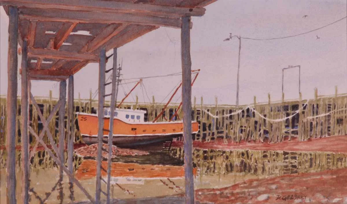Doug Geldart "Advocate Harbour" WonP 13.5x8x1