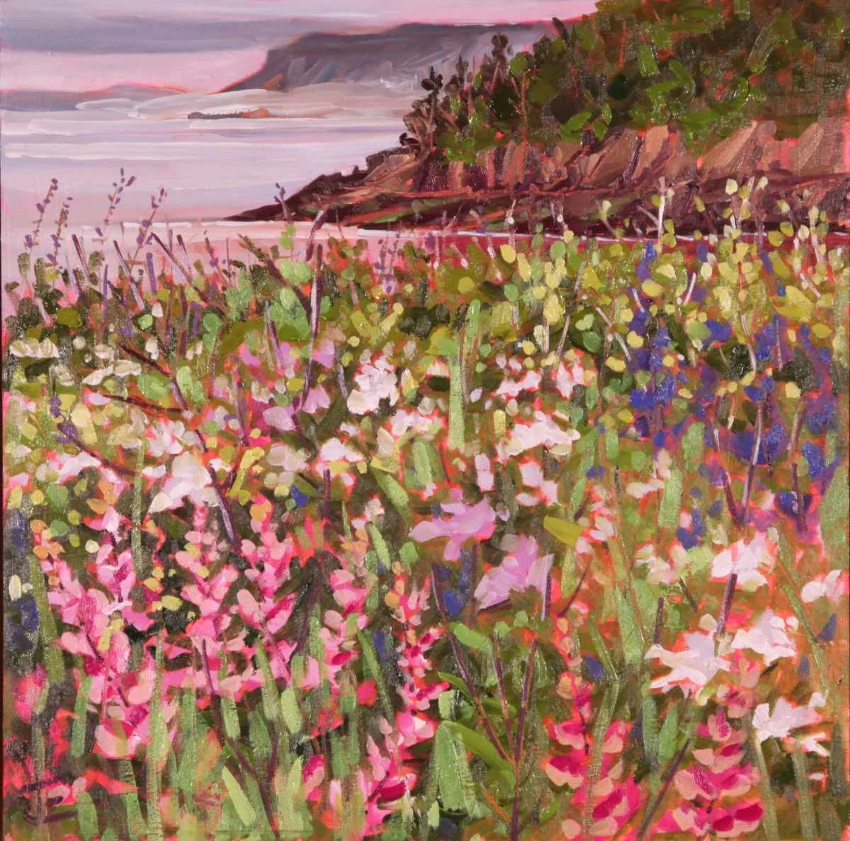 Jennifer Elliotson "Burning the Fog" OonB 12x12x1  