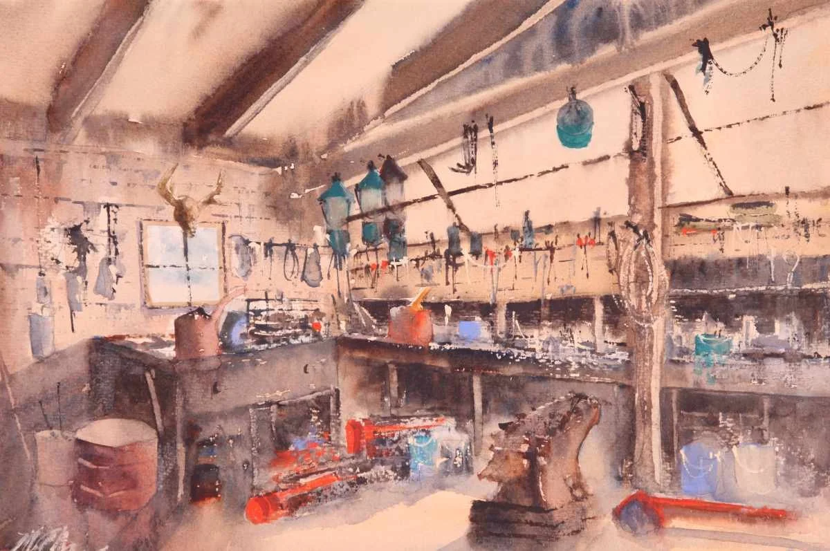 Mick McAndrews "Michael's Playroom" WonPP 12x18x1 