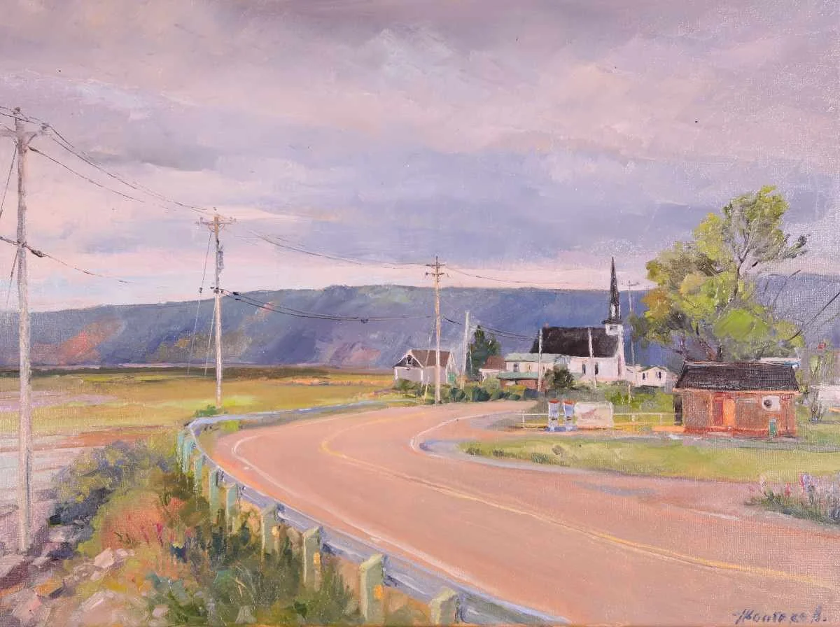 AlexanderKoktakov "The View of Advocate Harbour" OonC 18x24x1