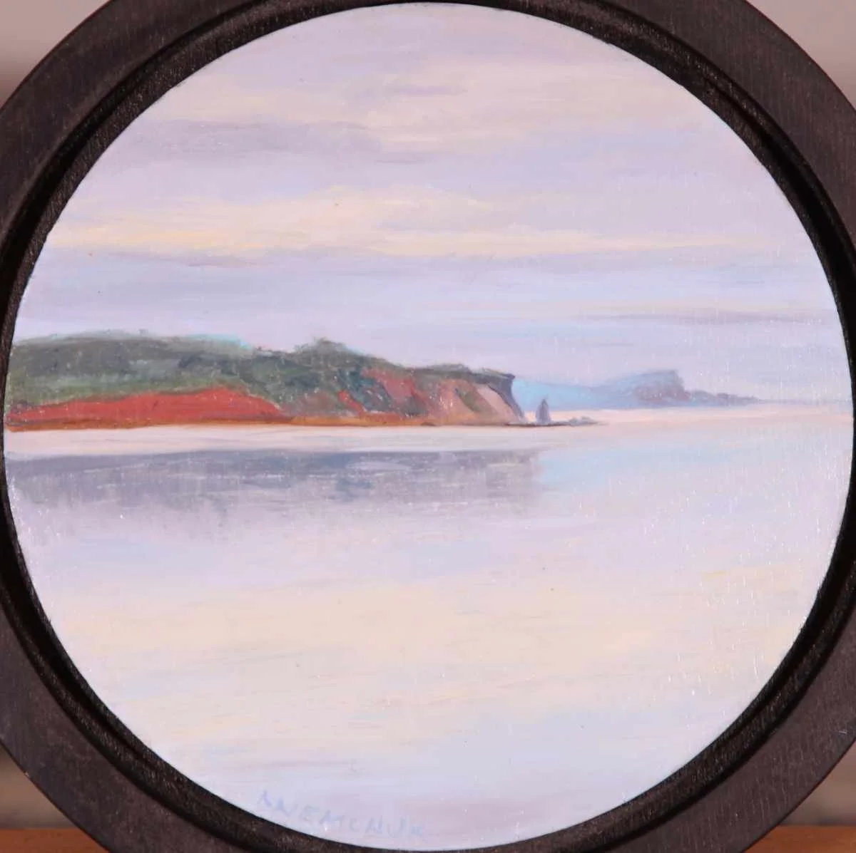 Maria Nemchuk "View from Partridge Island" OonB 7.5x7.5x1 