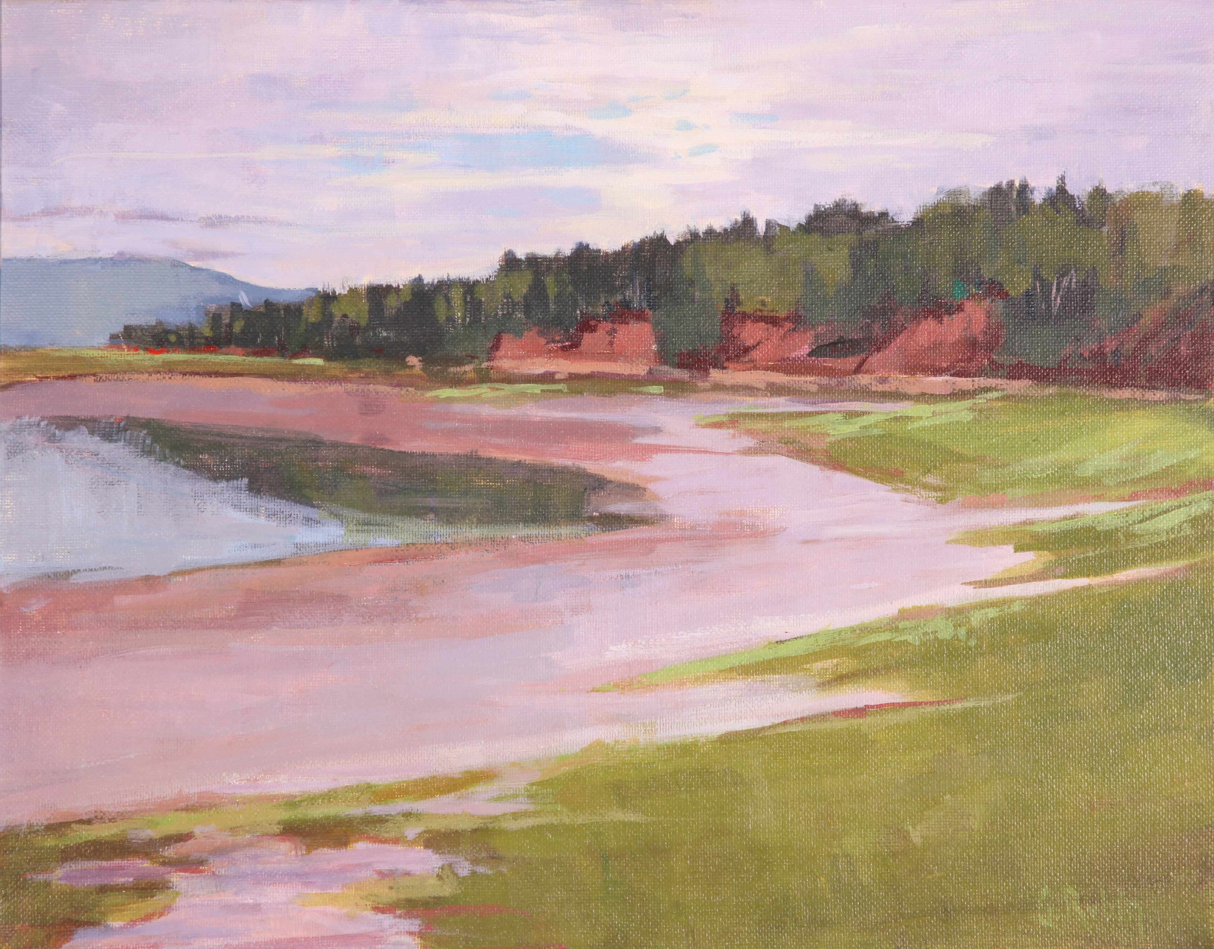 Gina Rubin "Sea of Green" AonC 11x14x1 