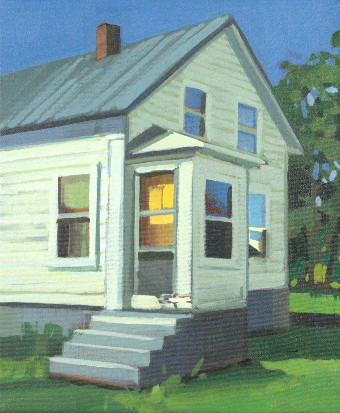 Shelley Mansel, Jill's House, 12x10x1, Acrylic, canvas