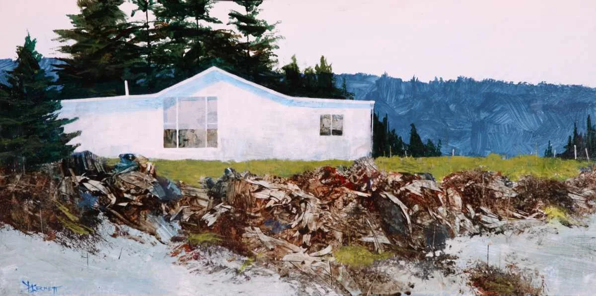 Peter Leckett "Lighthouse Road Beach House" AonB 13x25x1