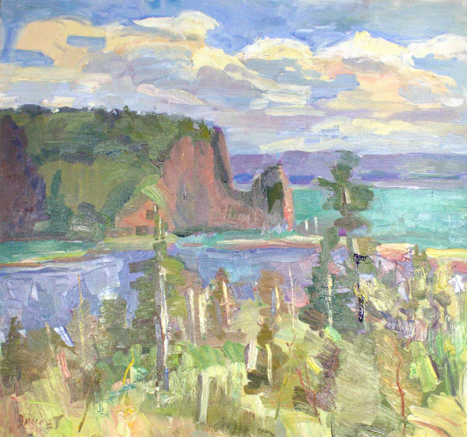 Michel Doucet, Partridge Island NS, na, oil, canvas