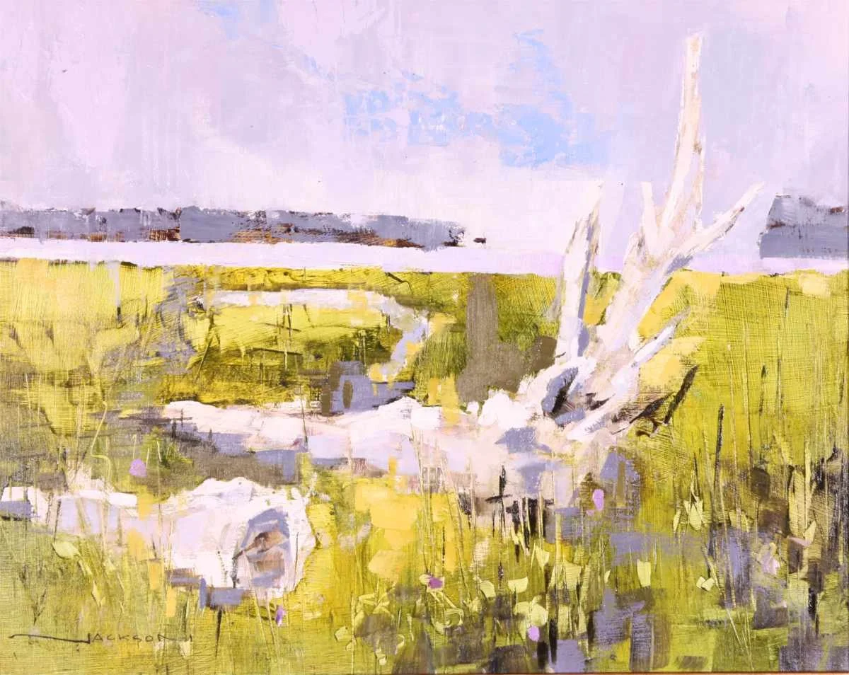 Fred Jackson "Driftwood at Partridge Beach" OonB 16x20x1 