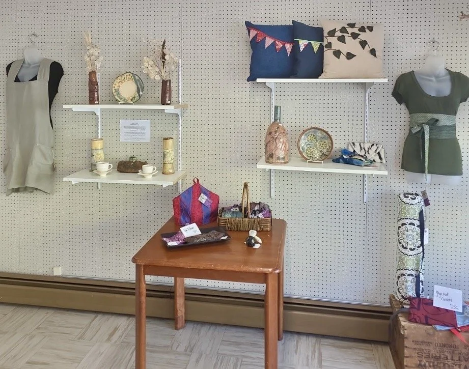 Janet Doble (Pottery), Krista Levy Odlin (Fabric work)