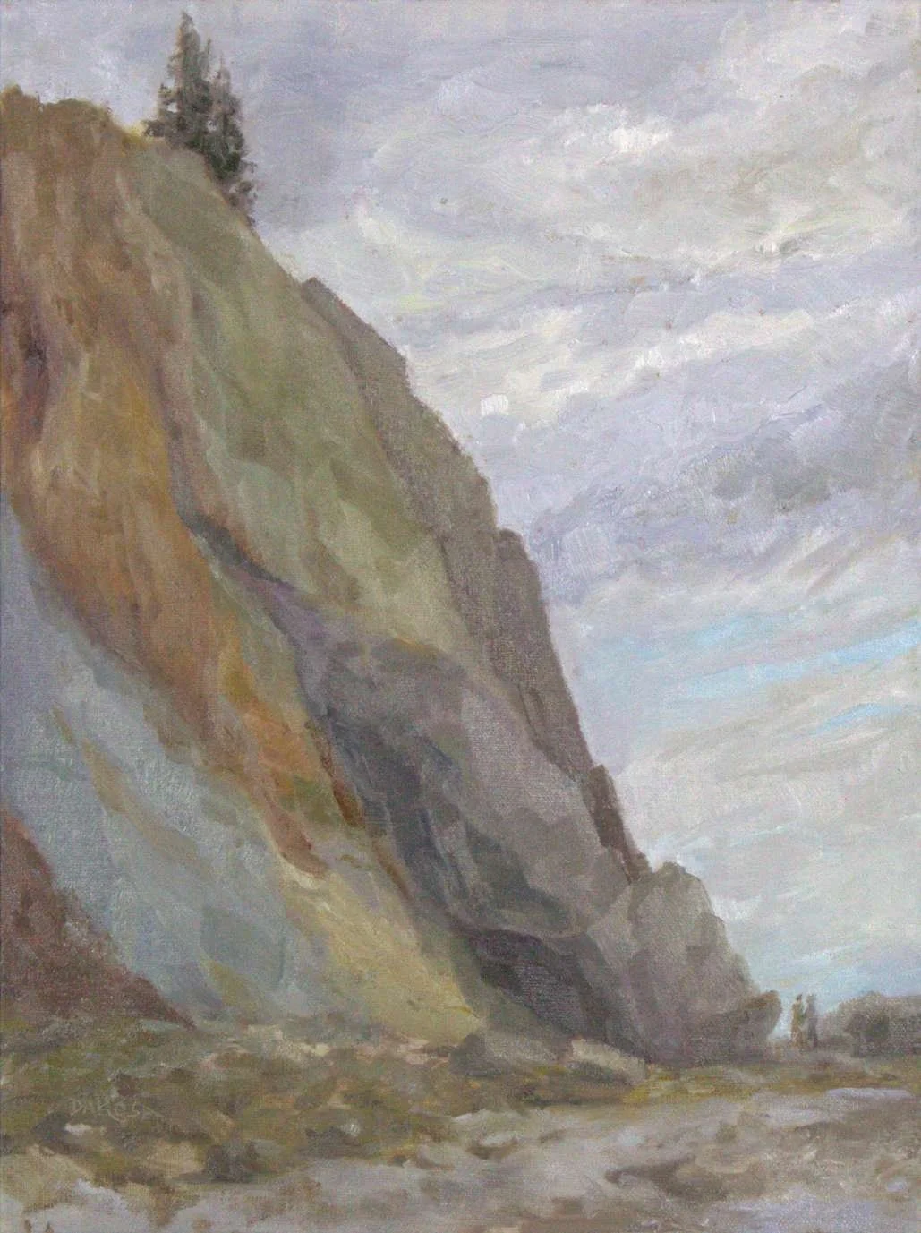 Rose DaRosa, Clarke Head, 12x9, oil, linen panel
