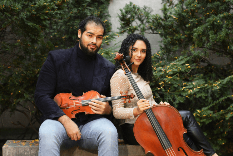 Julian Graef, violin, viola and Anita Graef, cello