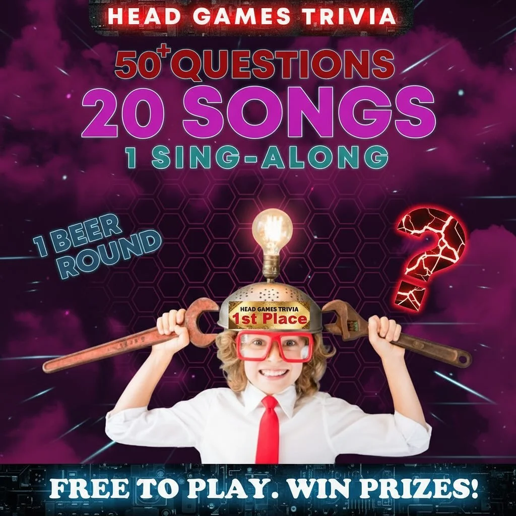 🧠 Head Games Trivia Night 🍺
Brains, banter, and brews &mdash; the ultimate Tuesday combo at Draughtsmen Aleworks! Trivia kicks off at 6:30pm, it&rsquo;s free to play, and every round is packed with laughs, bragging rights, and good beer. 🍻

🍜 @za