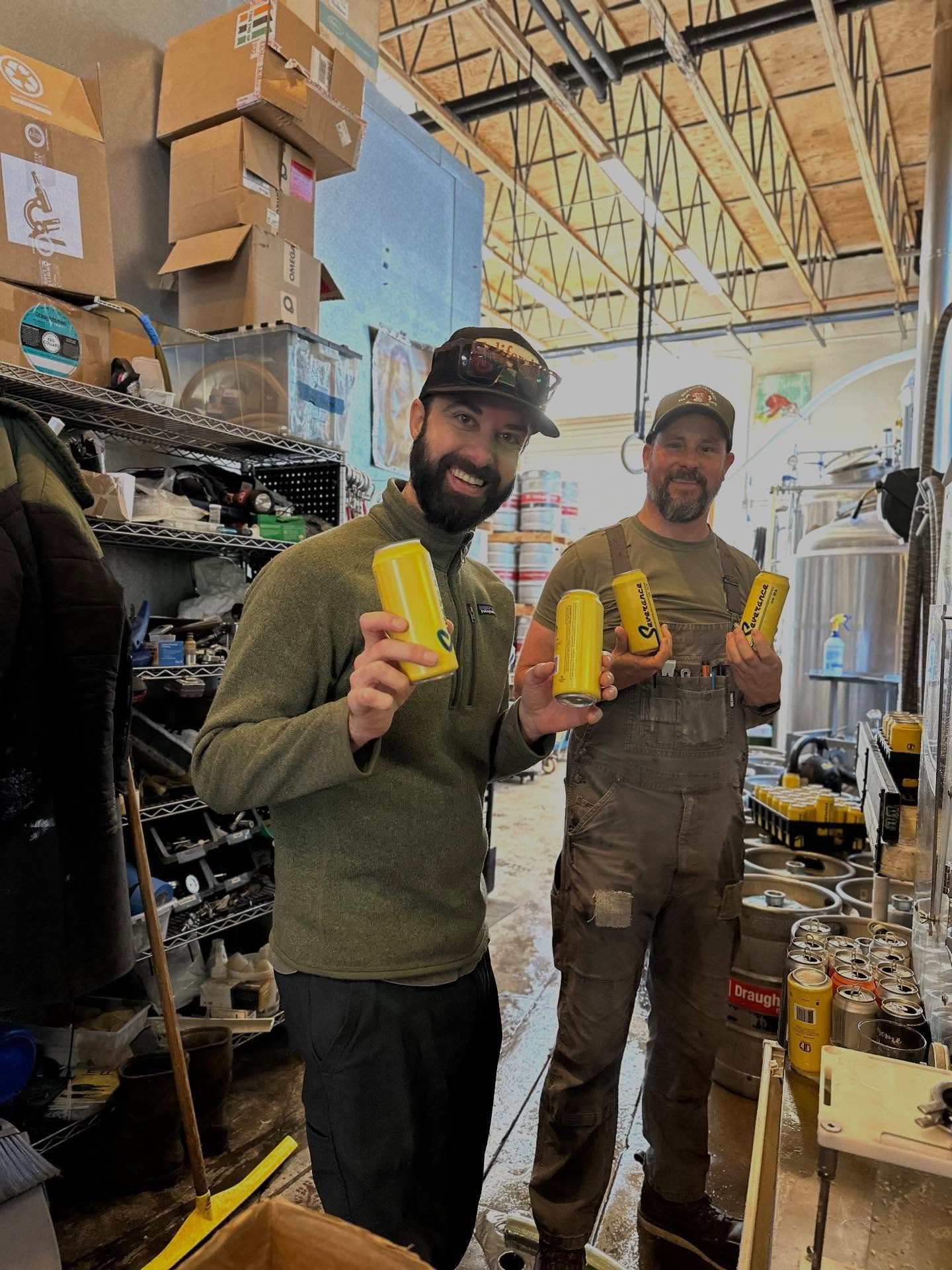 O&rsquo; happy day. We can can all day on can-O&rsquo;rama day. Severance IPA in the pipeline. Many others also being canned filling the stock from the thirsty holiday festivities!
.
.
.
#draughtsmen #brewery #craftbeer #goleta #severanceipa