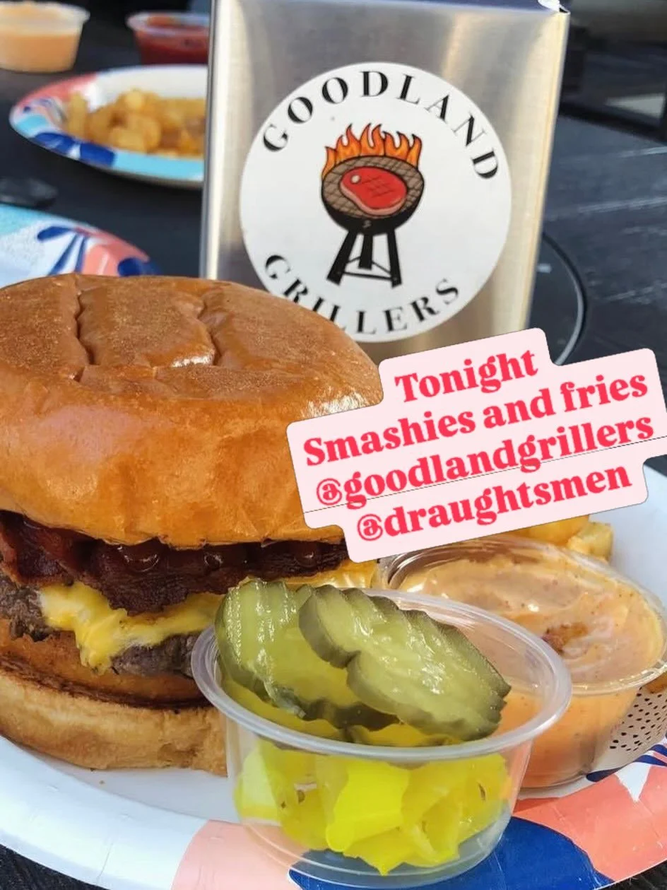 Tonight&hellip;. come grab a smashie and fries from Goodland Grillers. Even better, open music showcase tonight >> Rhythm &amp; Brew night, 6-8pm. Sign-ups at 5pm, 10-minute sets. 

Local music, good beer, great food and community vibes will co