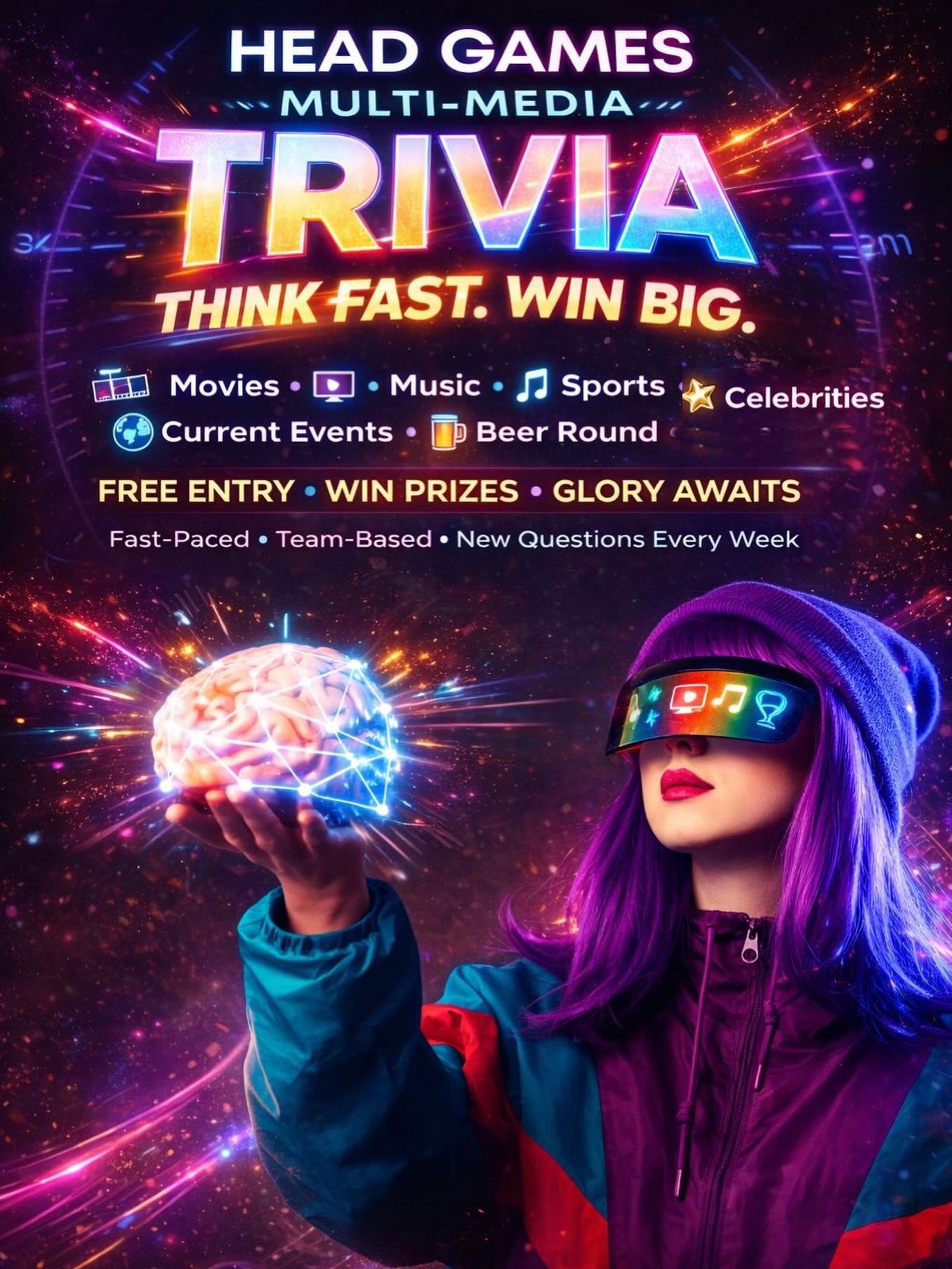 🧠 Head Games Trivia Night 🍺
Make your Tuesday a little more fun. Head Games Trivia starts at 6:30pm at Draughtsmen Aleworks&mdash;and it&rsquo;s FREE to play. Bring your crew, grab a drink, and relax and have some fun. 🍻

🍜 @zappfoodtruck will be