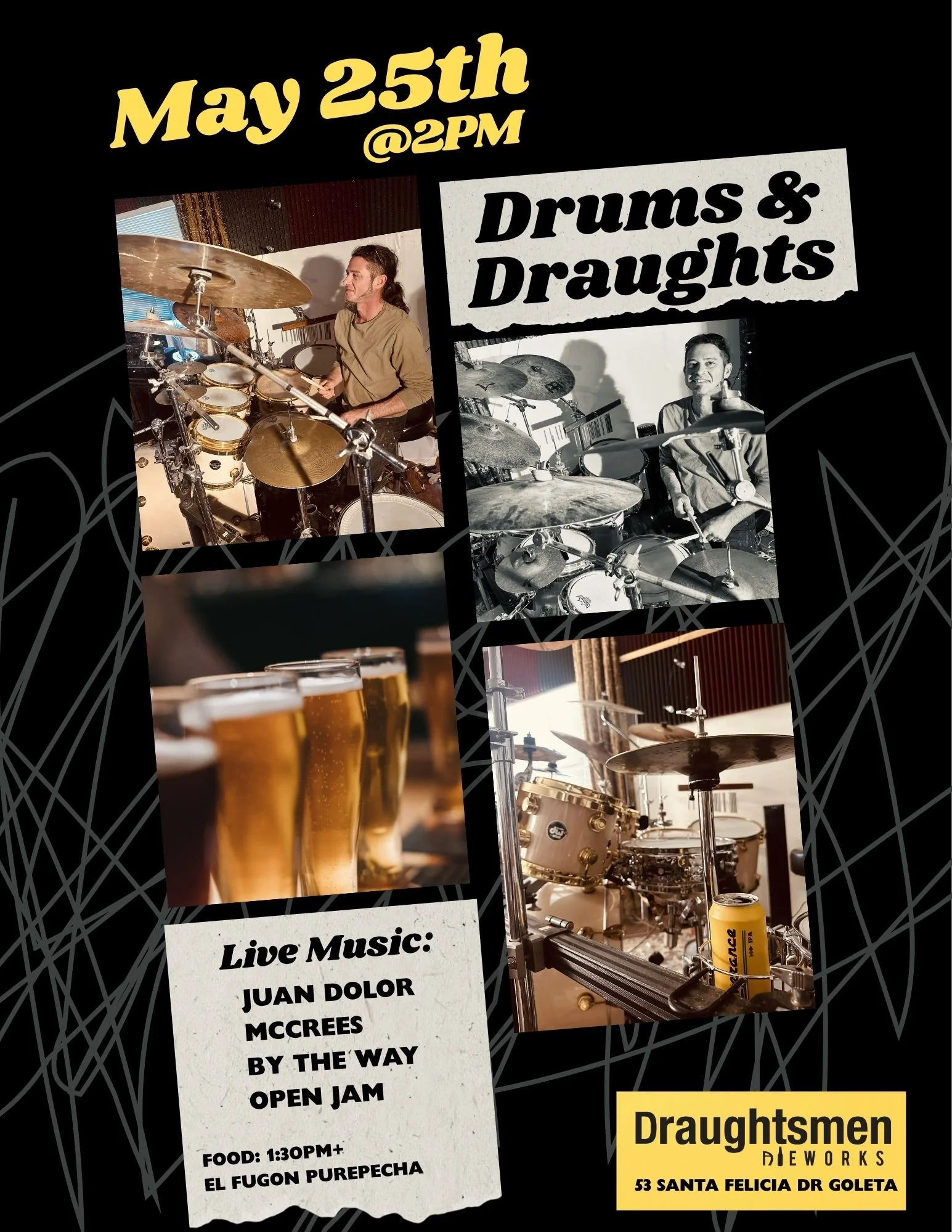 Drums &amp; Draughts!