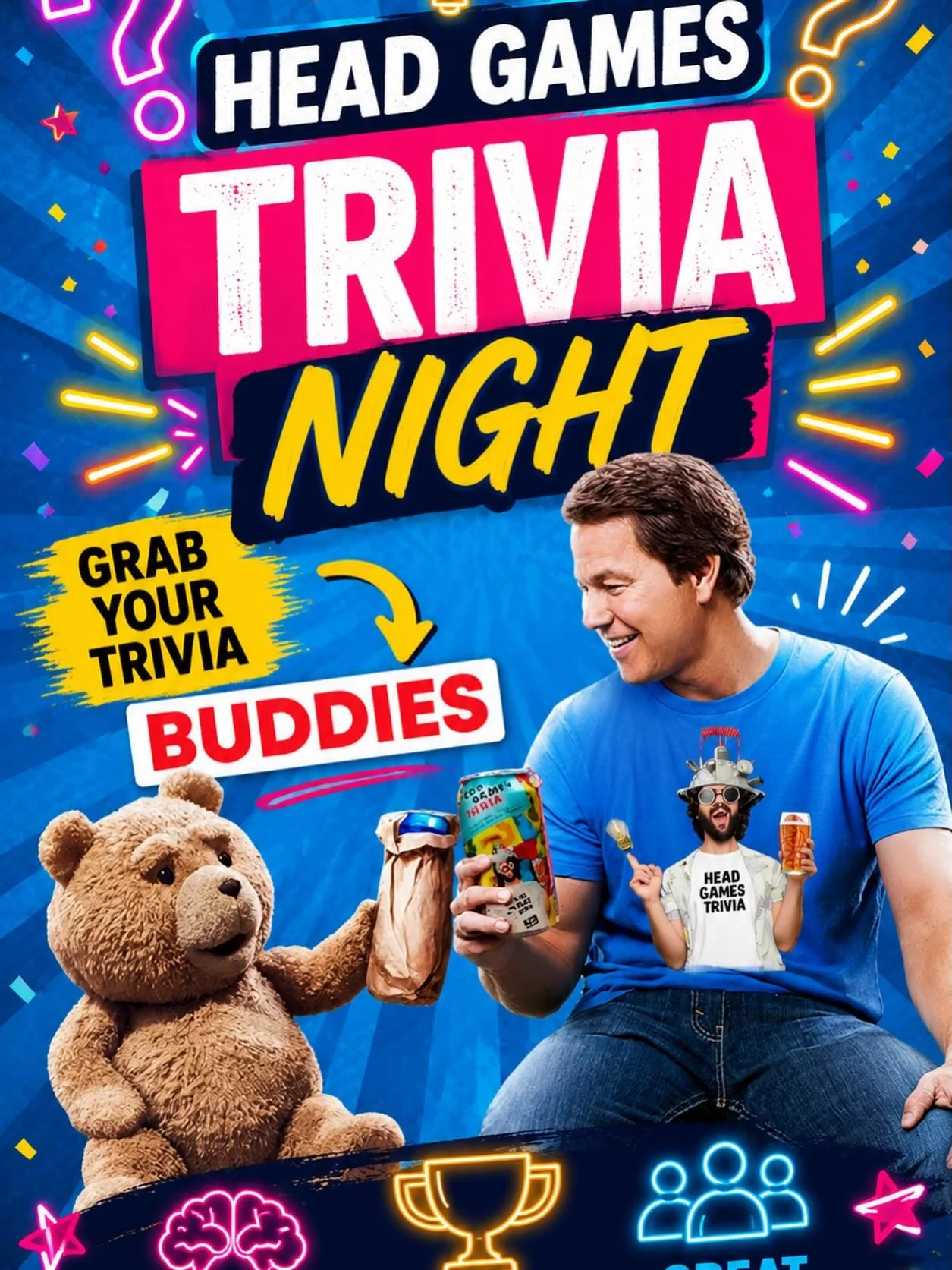 🧠 Head Games Trivia Night 🍺
Trivia Tuesday is on at Draughtsmen Aleworks starting at 6:30pm. It is FREE to play, easygoing, and always better with a cold pint in hand. 🍻

🍜 @zappfoodtruck will be on-site serving their crowd-favorite Thai dishes t