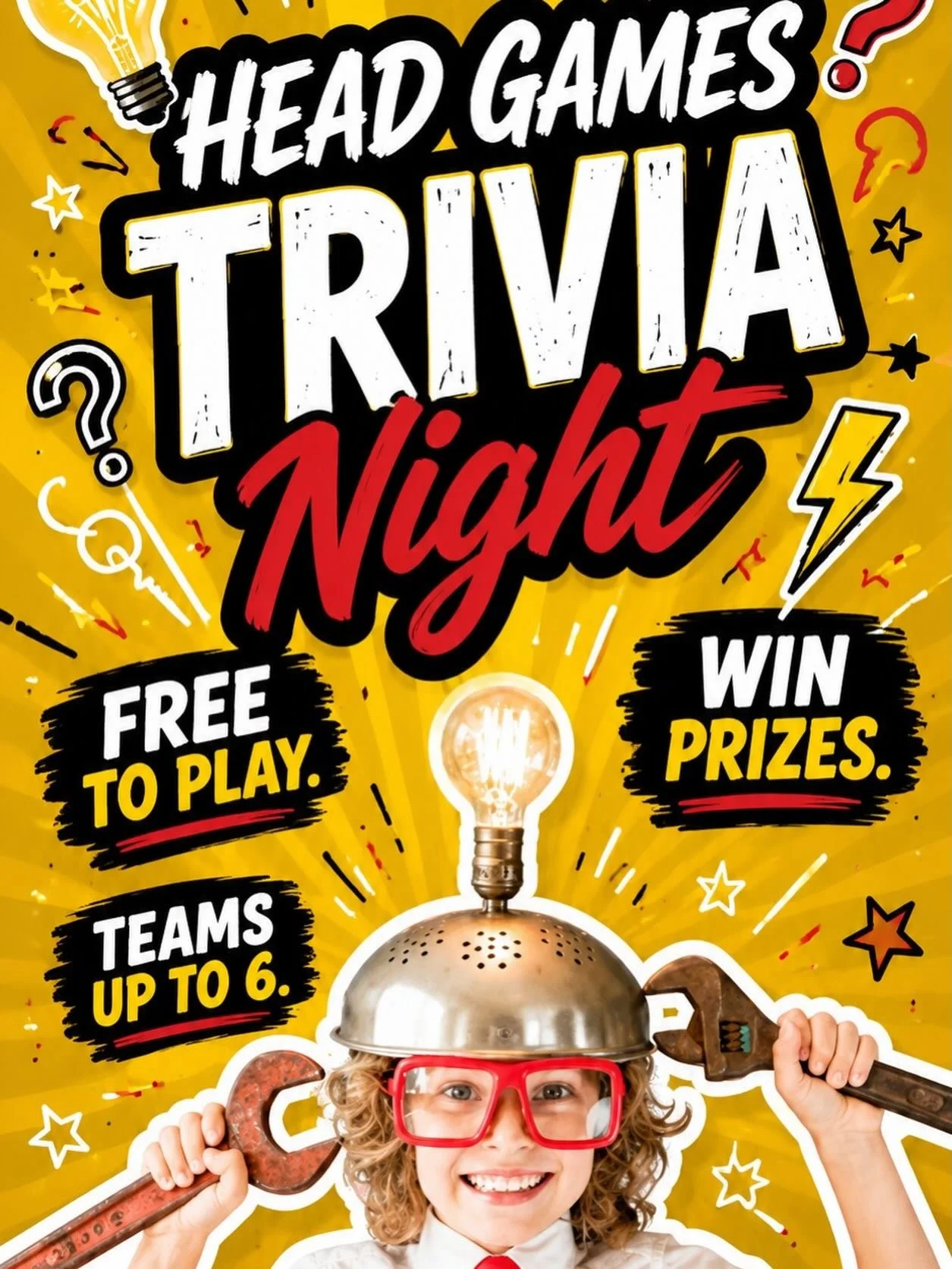 Who said nothing is for free?!
Head Games Trivia Night 🍺
Tuesdays at 6:30pm at Draughtsmen Aleworks. It&rsquo;s FREE to play, so rally your crew and put those brain cells to work. 🍻

🍜 @zappfoodtruck will be serving up Thai favorites to keep you f