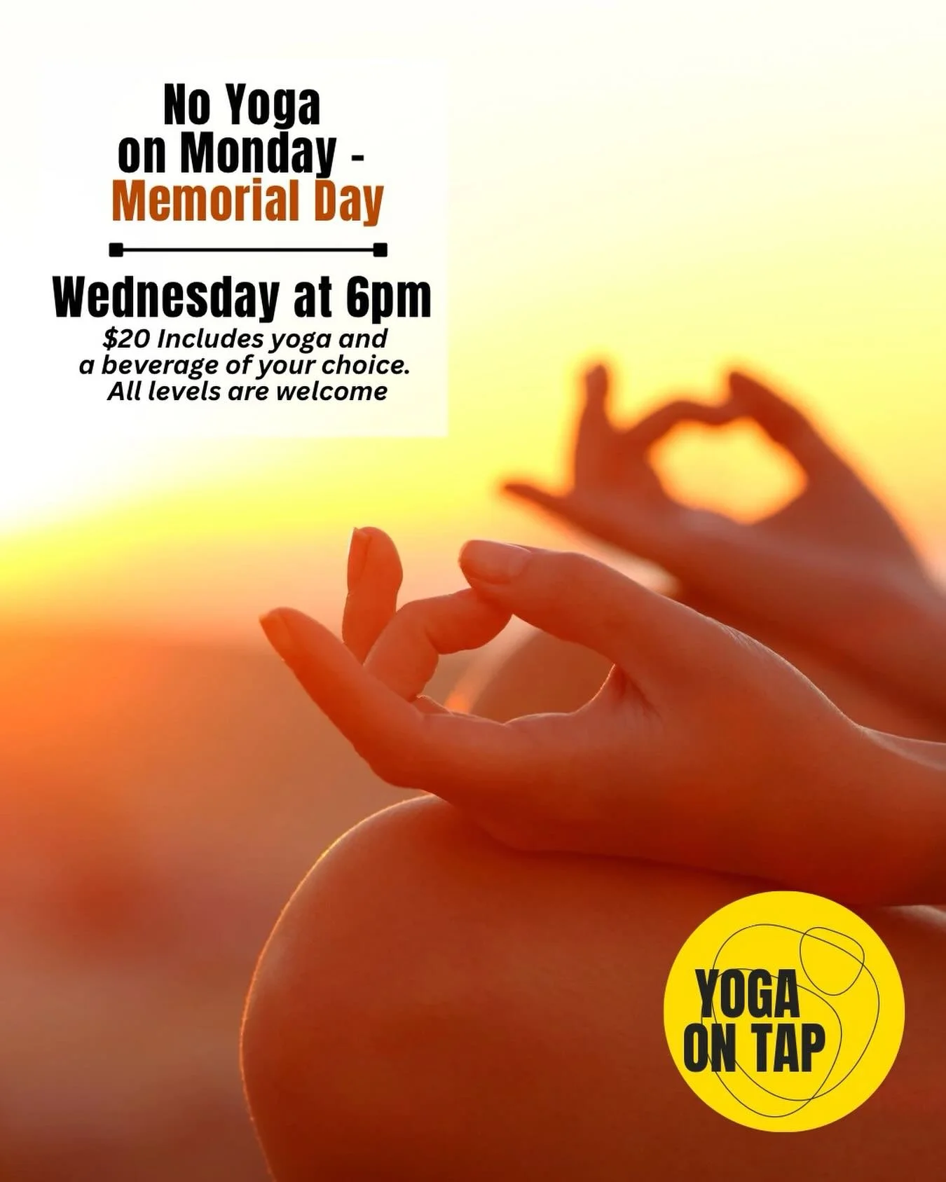 Reminder. No yoga today but resumes this Wednesday at 6pm. In the meantime&hellip;. We are open today and enjoying a cold beverage, live music and some good food from @zappfoodtruck 
.
.
.
#goleta #craftbeer #draughtsmen #zappthai #brewerymemorialday