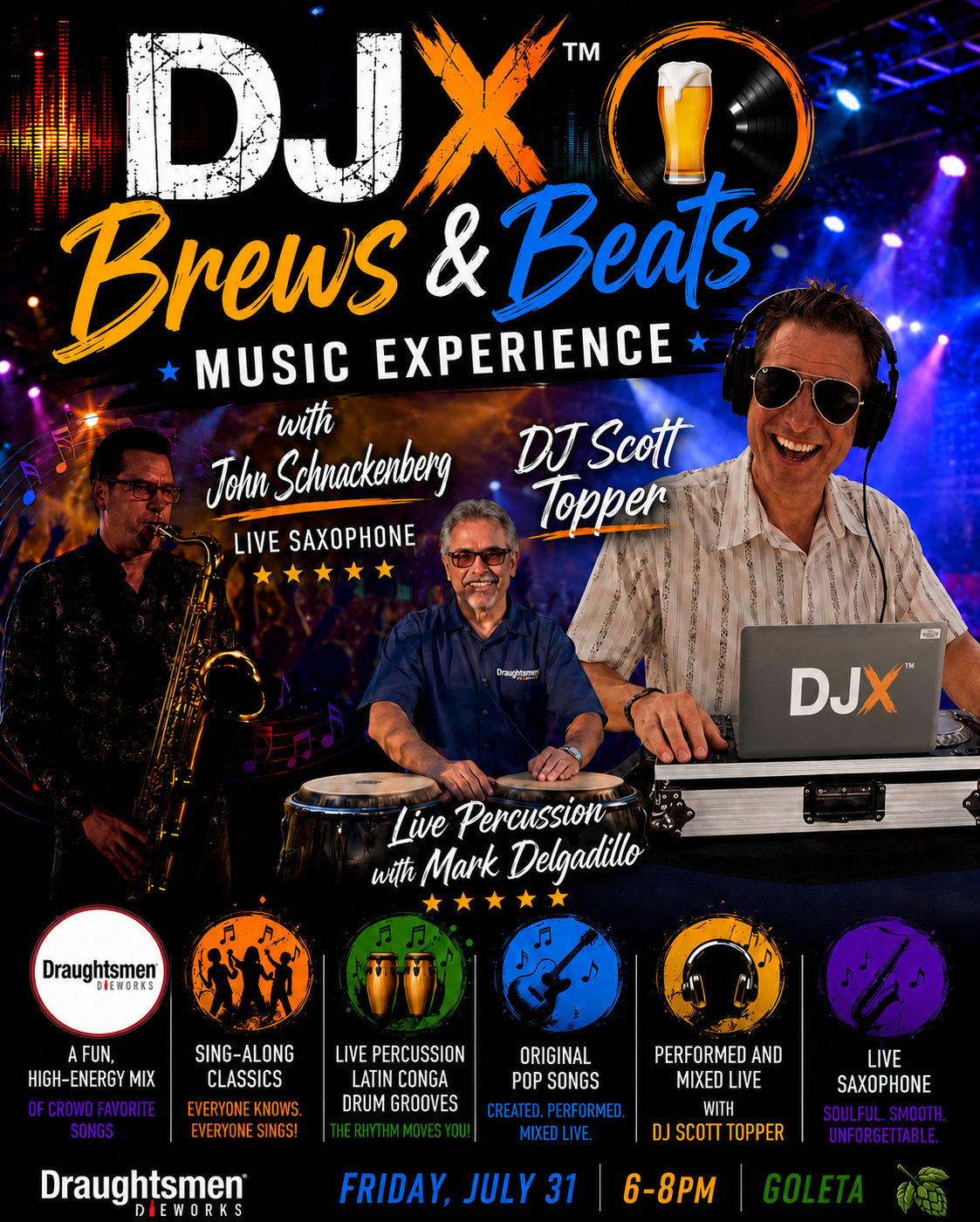 🎷 DJX™ Brews & Beats with K-Lite's Scott Topper