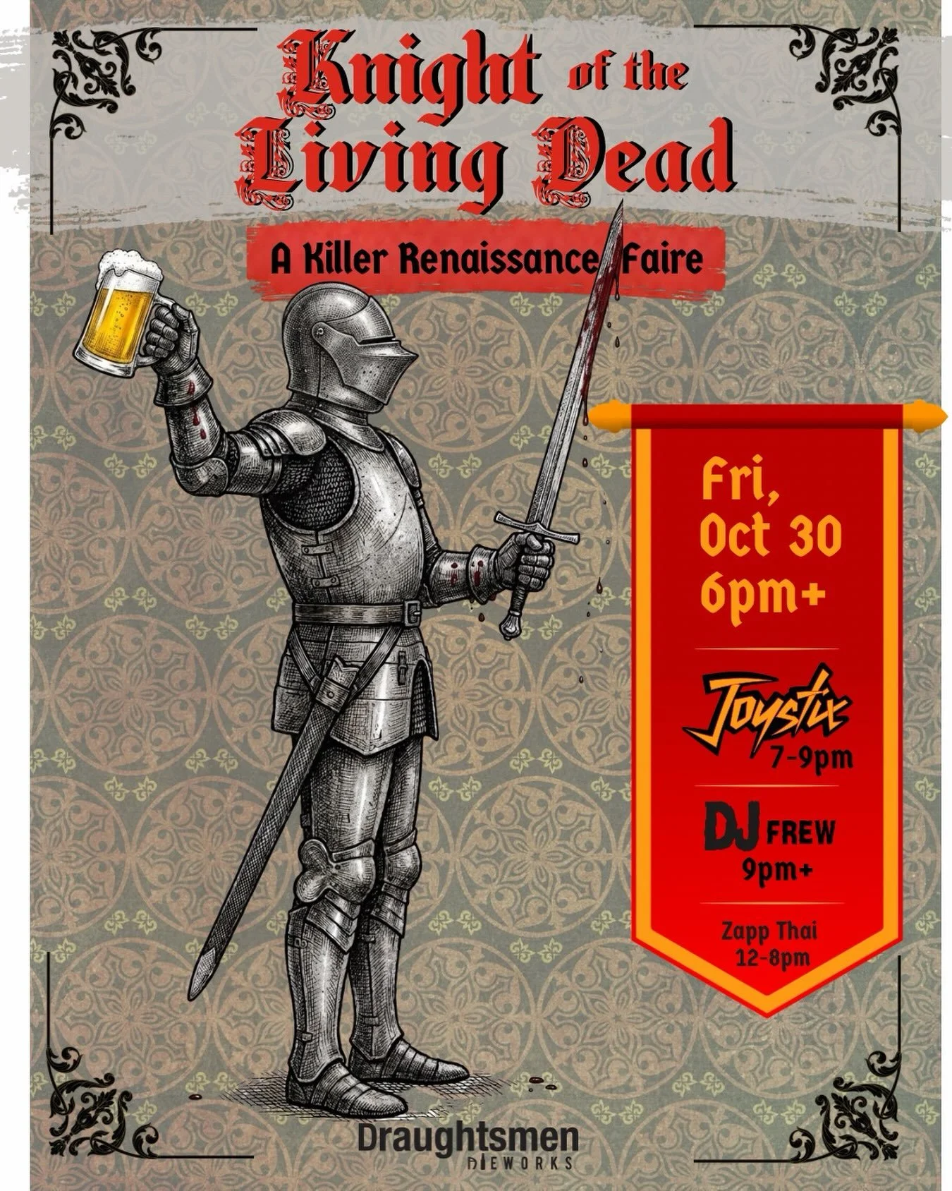 Did you mark your calendar? This is our 11th year of an extraordinary Halloween gathering. It is not to be missed on Fri, Oct 30th 6pm+

A KILLER RENAISSANCE FAIRE! 🍻
Our Goleta brewery is transforming into a haunted Renaissance Faire, complete with