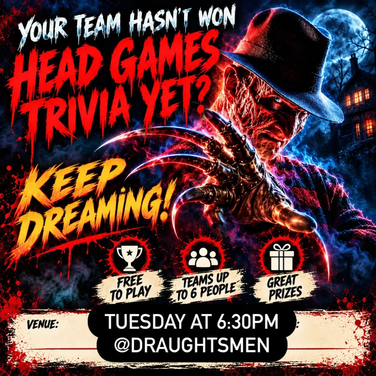🧠 Head Games Trivia TONIGHT! 🍺

Join us at Draughtsmen Aleworks in Goleta at 6:30pm for FREE trivia, friendly competition, and plenty of laughs. Grab a pint, enjoy Thai eats from @zappfoodtruck, and play for bragging rights! 🍻🏆

#Goleta #Goodland