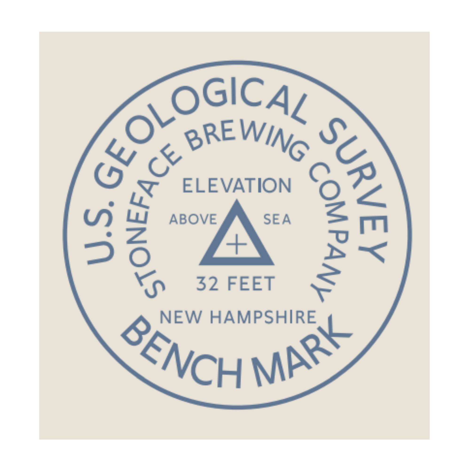 Stoneface Benchmark Hoodie Cream Logo.png