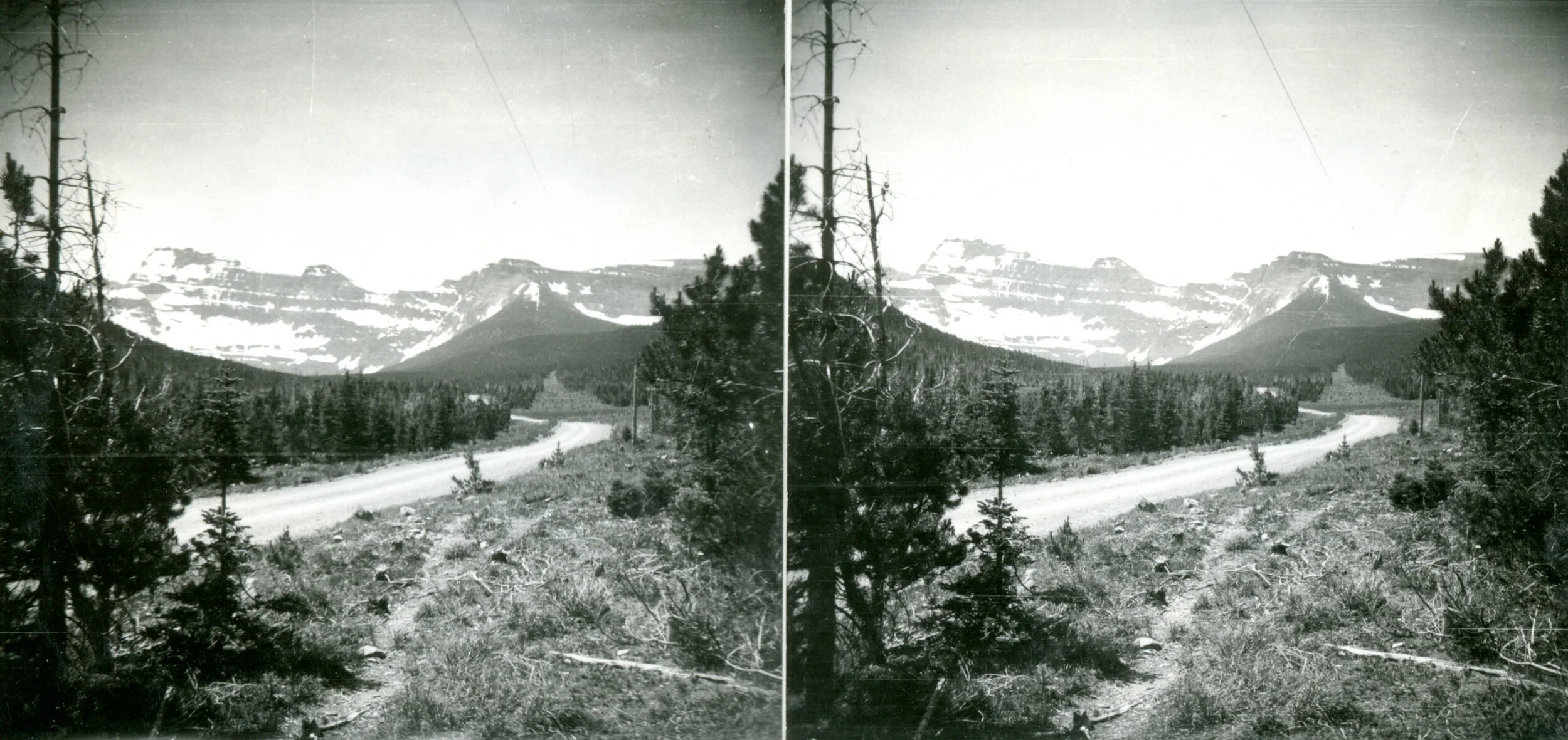 Akamina Parkway heading to Cameron Lake