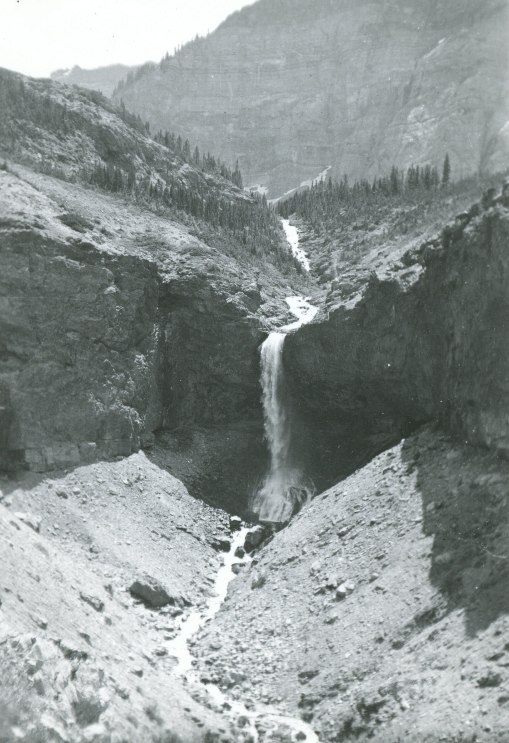 Burnt Rock Falls in Hell Roaring Canyon