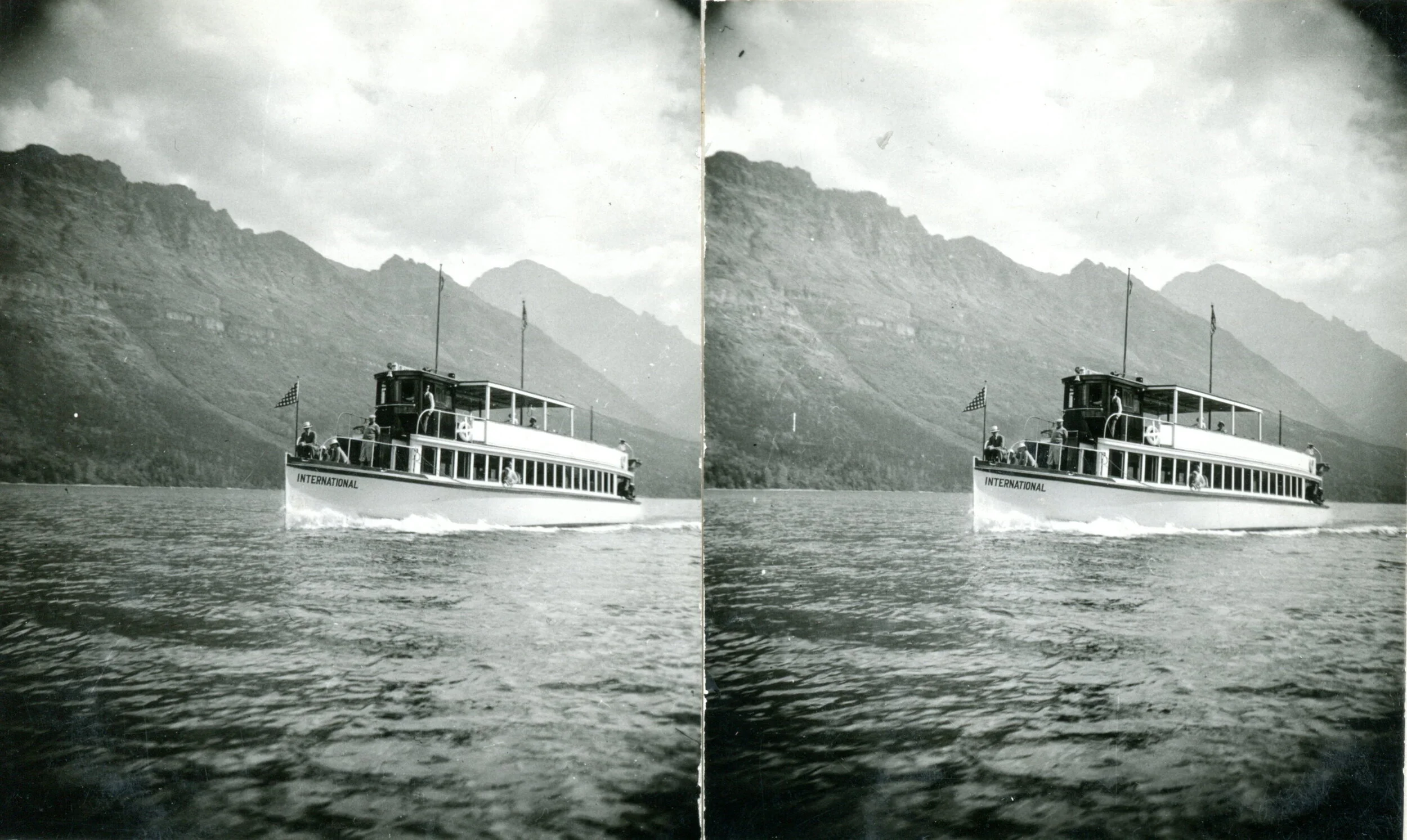 nternational on Upper Waterton Lake 1933