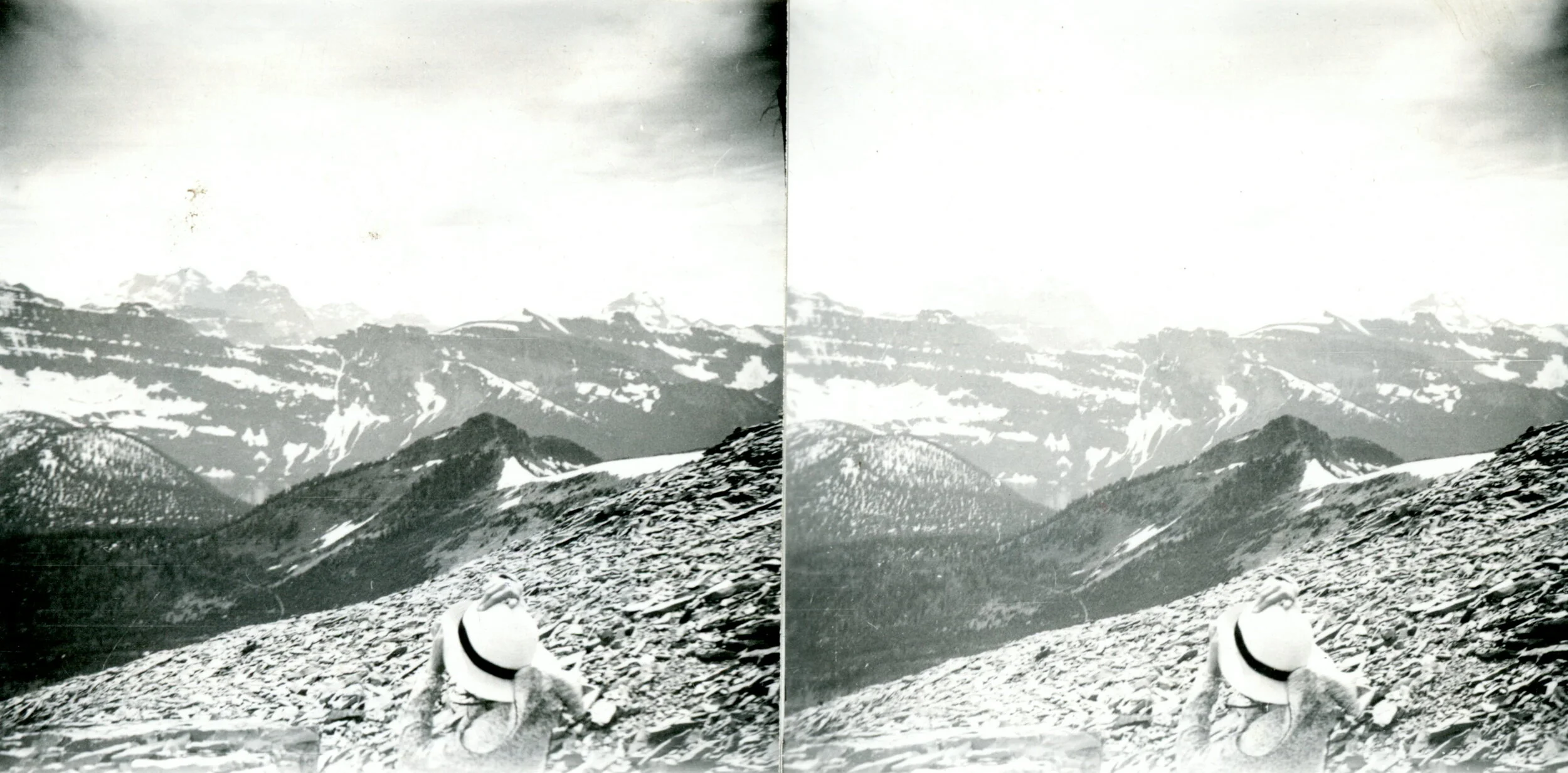 Looking southwest from shoulder of Carthew summit