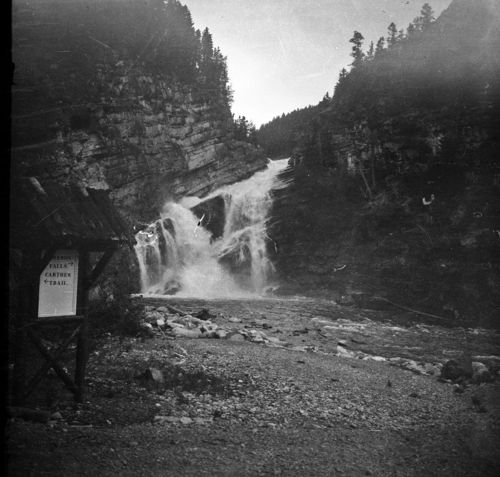 Negatives Cameron Falls date unk