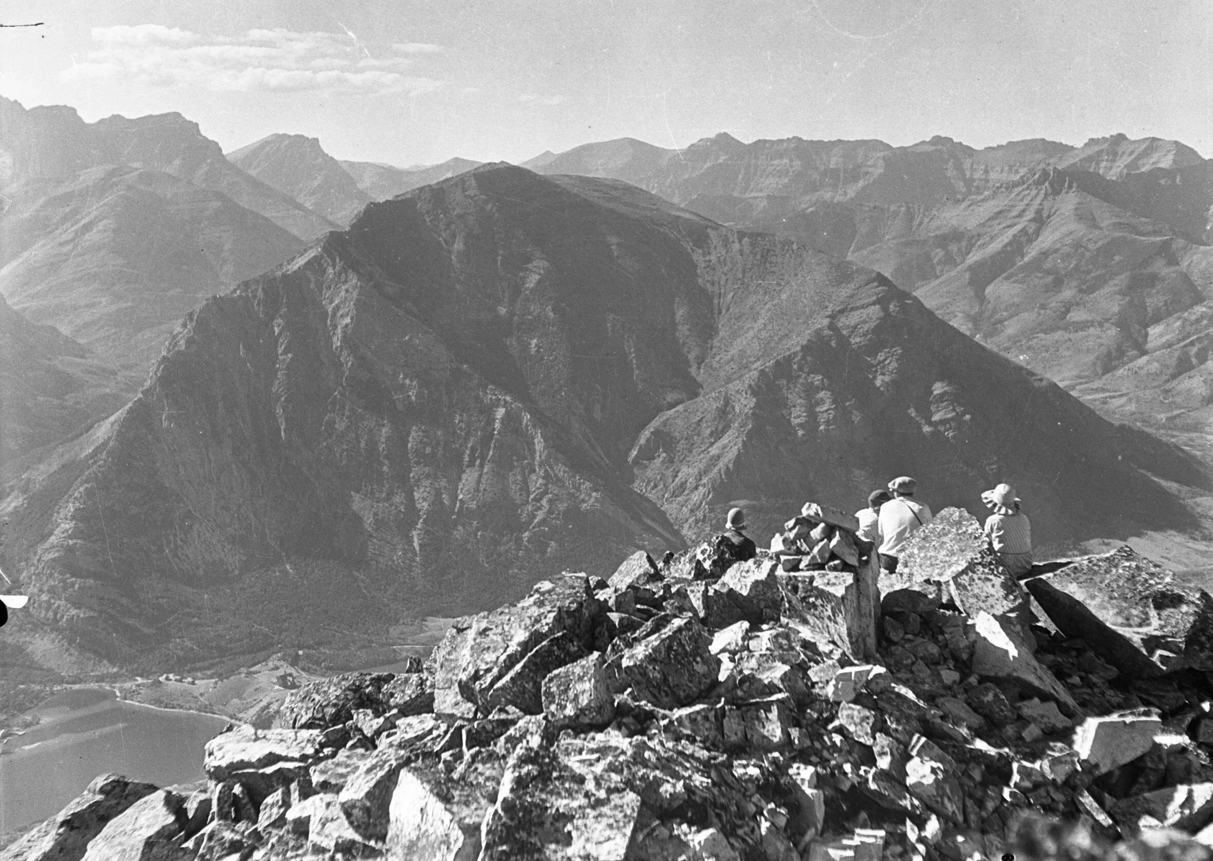 Negatives atop Vimy Peak