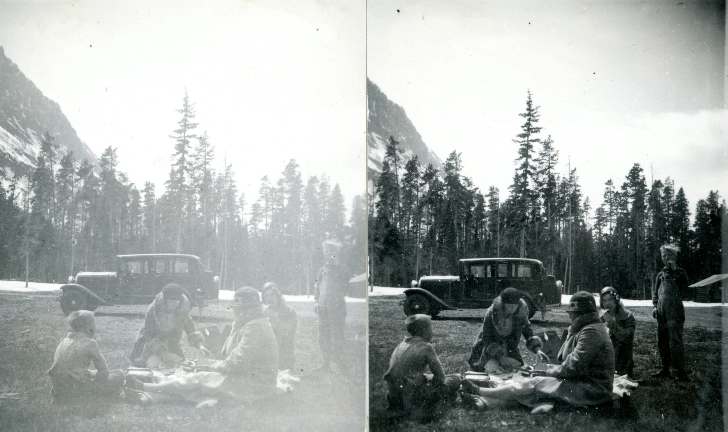 Picnic at Many Glacier party unk