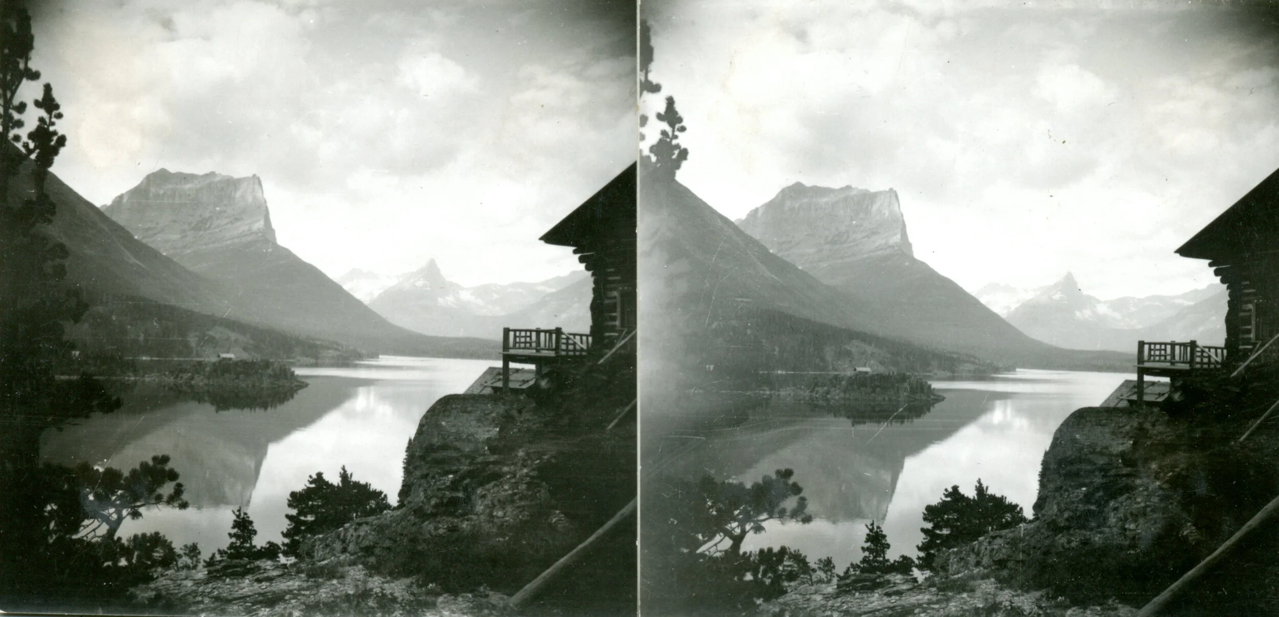 St. Mary Lake from Going to the Sun Chalets