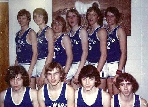 Cardston 2nd Ward basketball team, 1974