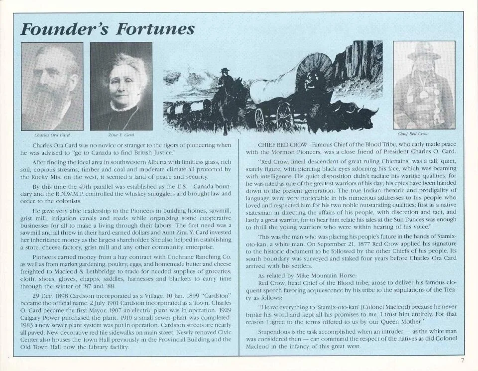 Cardston Founder