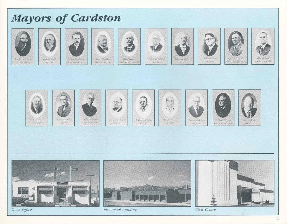 Cardston Mayors