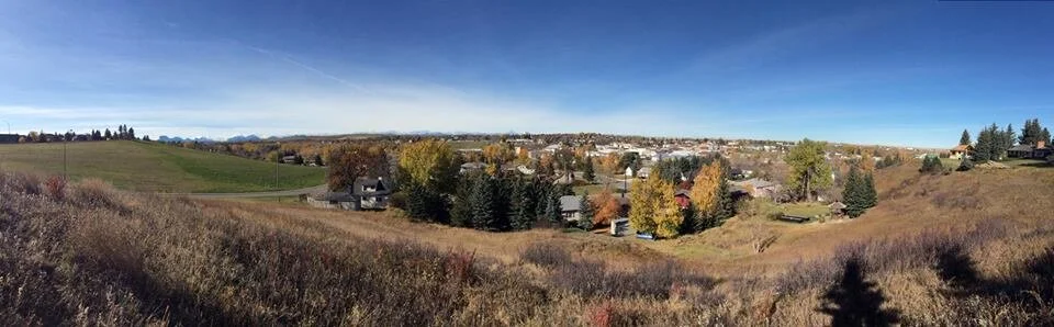 Cardston old photo taken in same spot in 2014