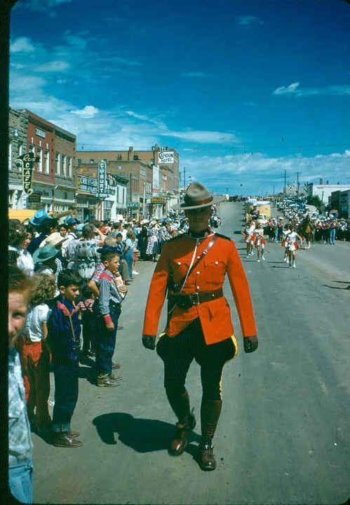 Cardston Parade, 1955