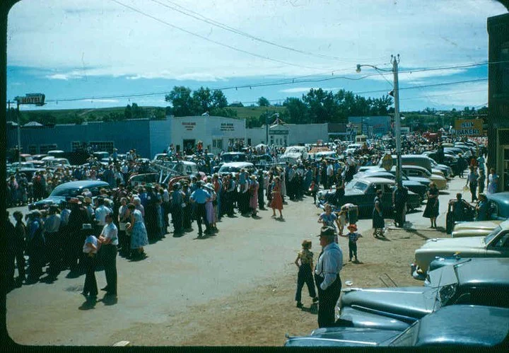 Cardston Stampede Parade, 1954
