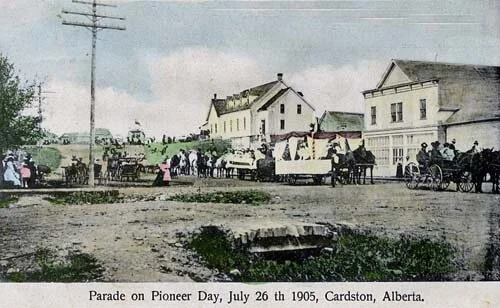 Cardston Pioneer day, July 26, 1905