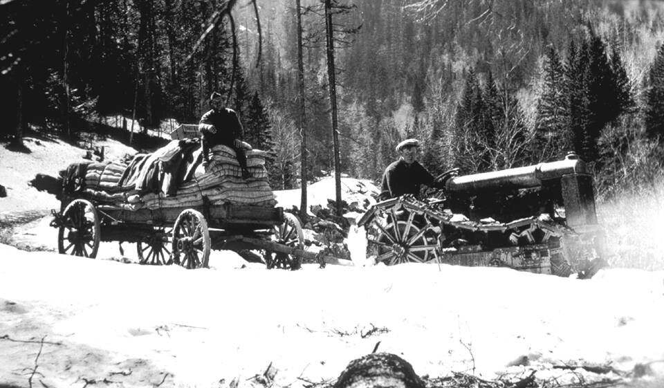 Going to the Sun road, 1927