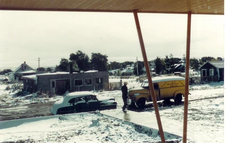 Smith's Dairy milkman delivery , 1953-54