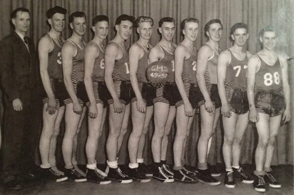 High School Basketball Team, Provincial "4A" Champions, 1950