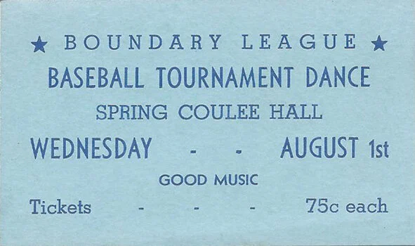 Boundary Creek Baseball dance invitation 1940.jpg