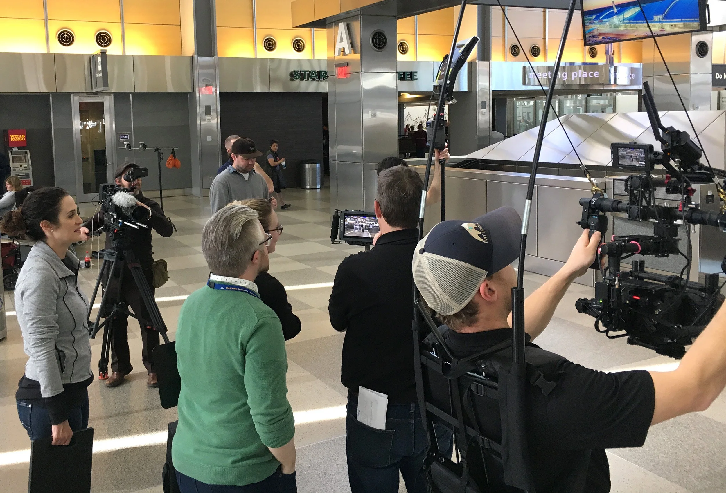 Coordinating an Airport Video Campaign