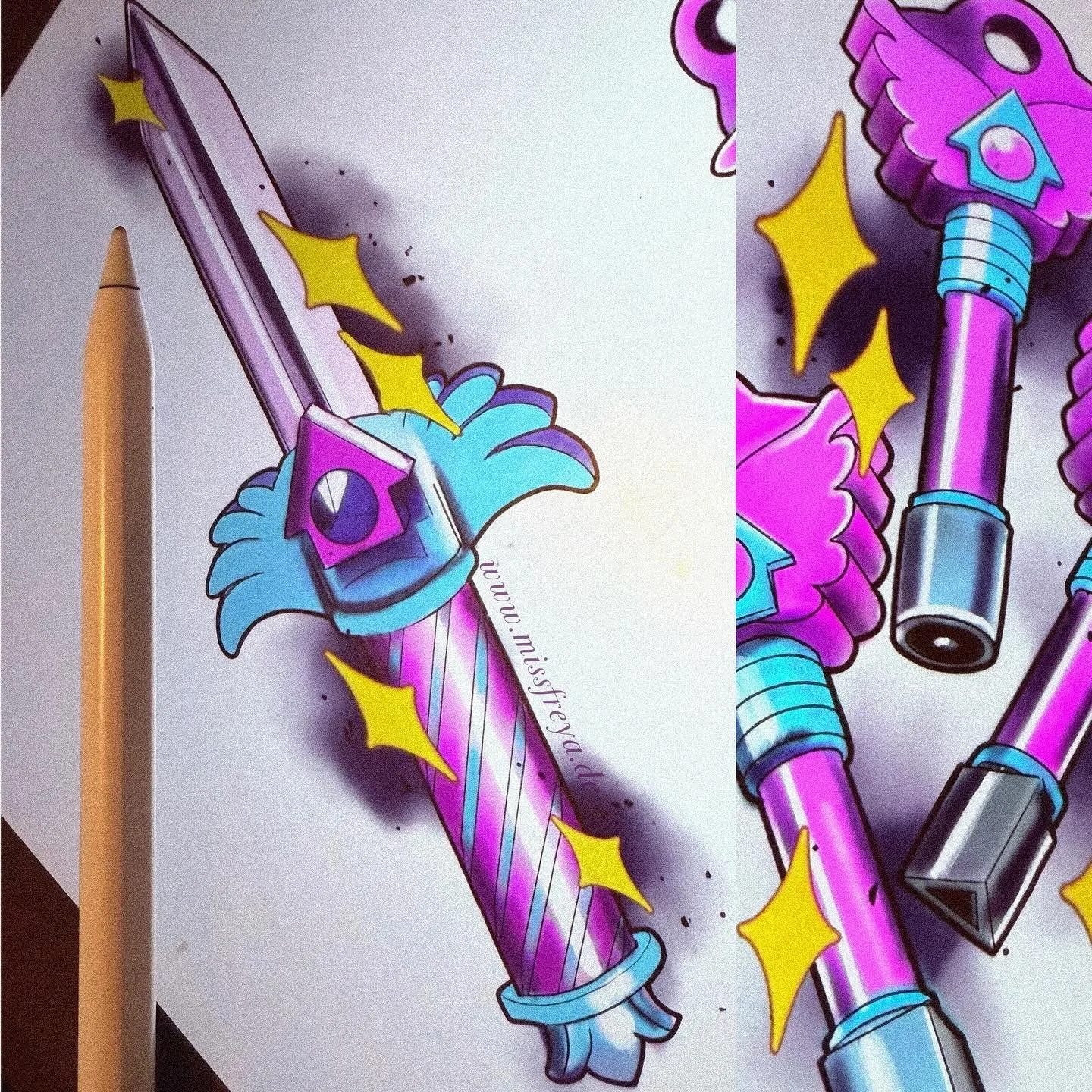 AVAILABLE WANNA DO DROP ✨✨

I forgot to upload these two odes to squid game when the last season was actually freshly out 😂

When I saw the keys and daggers in the same game I HAD TO. 

I adore the genre squid game falls into, so whatever you though