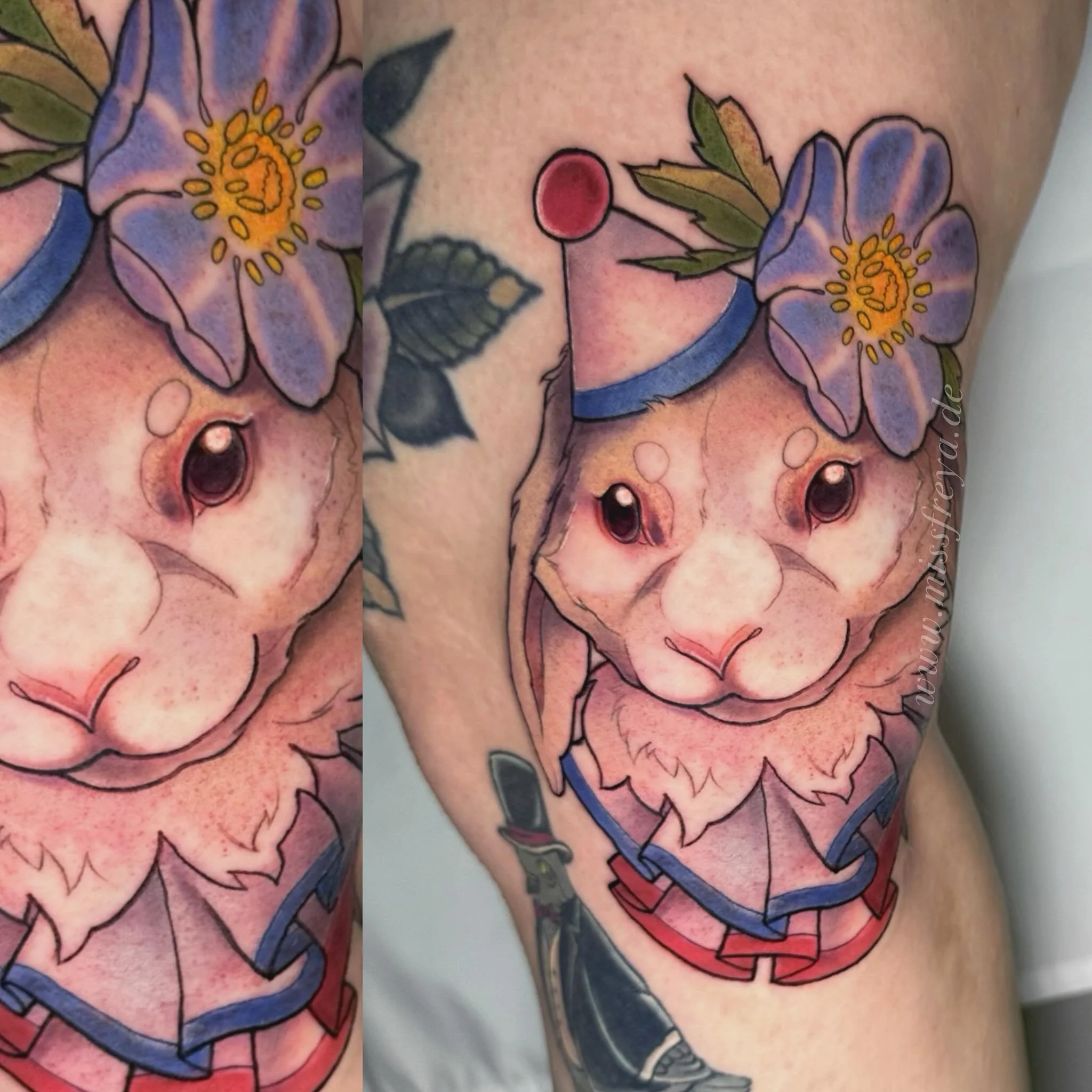 Clown Rabbit wanna do on the super comfortable inner thigh for @windxrunner that let me do this in one go 🥹

Ich habe manchmal wirklich keine Ahnung wie manche von euch solche Stellen so super durchziehen 🤯 
Super selten von dieser K&ouml;rperstell