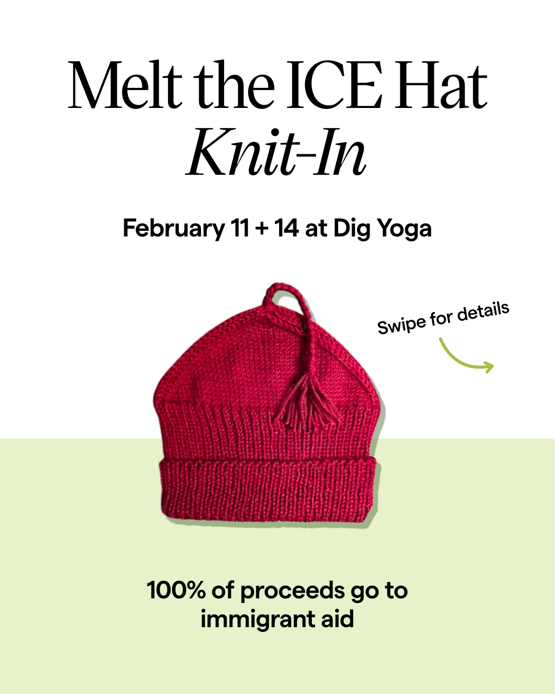 Melt the ICE Hat Knit-In