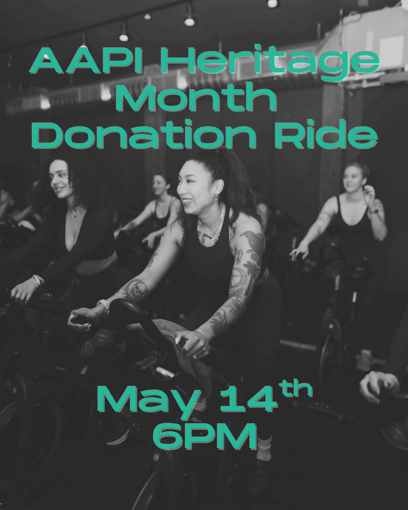 May is AAPI Heritage Month Ride✨

Join us Thursday, May 14th at 6PM as we ride in celebration of Asian American &amp; Pacific Islander Heritage Month. ❤️

Proceeds from this ride will benefit APANO, an organization building power and advancing equity